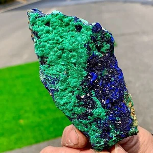 231GNatural Azurite/Malachite raw Crystal Mineral Specimen - Picture 1 of 22