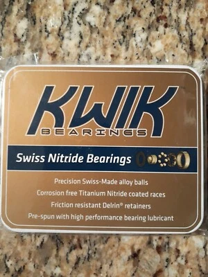 Riedell Swiss Nitride Bearing Roller Skate 8mm (Set of 16)