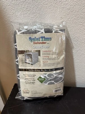 Midwest QuietTime Defender Covella Dog Crate Cover Gray 36" x 23" x 25" Gray New - Image 1 of 4