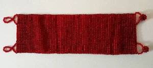Bracelet Small Beads in Dark Red-Colors--From Guatemala - Picture 1 of 4