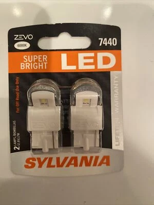 NEW Sylvania ZEVO LED 7440 Super Bright White 2 Lights - Free Shipping! - Image 1 of 2
