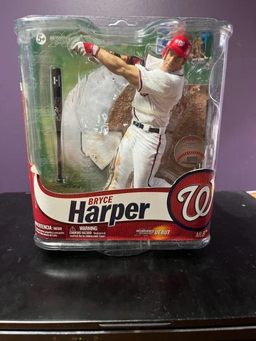 McFarlane MLB Figure BRYCE HARPER Series Washington Nationals Baseball 6" Debut Cover