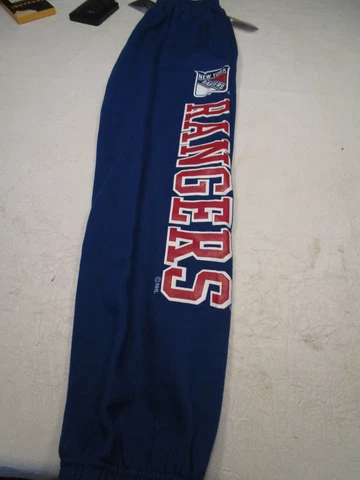 NEW NHL NEW YORK RANGERS HOCKEY YOUTH SWEATPANTS NAVY BLUE YOUTH LG Cover