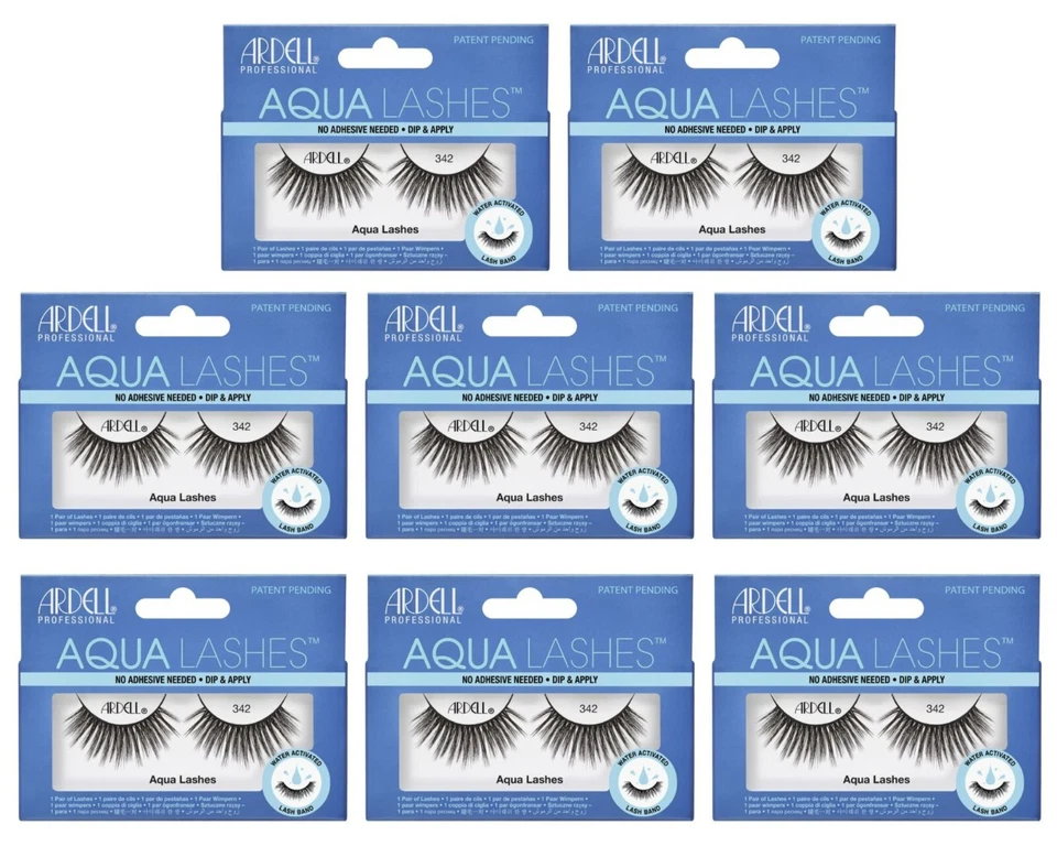 Ardell Professional False Eyelashes - Aqua Lashes 342 Dip & Apply 8pc Combo - Image 1 of 1