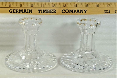 Candelabro de cristal Rogaska de Reed & Barton - Juego de 2 candelabros  Foto 1 de 4