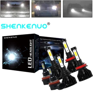 Para FOR Honda CR-V 2015 -2020 Combo LED Faros de haz alto y bajo+Luz antiniebla - Picture 1 of 12