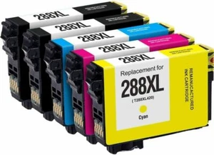 5PK High-Yield Ink For Epson 288XL T288 Home XP330 XP340 XP430 XP434 XP440 XP446 - Picture 1 of 1