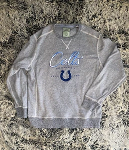 VINTAGE TOMMY BAHAMA NFL INDIANAPOLIS COLTS SWEATSHIRT MIT RUNDHALSAUSSCHNITT FOOTBALL LARGE - Bild 1 von 2
