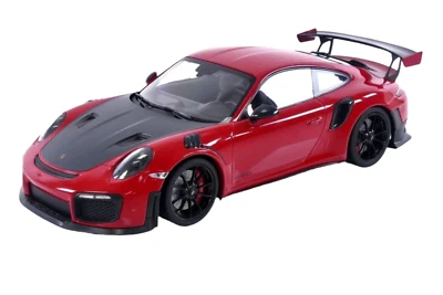 Minichamps 1/18 Porsche 911 991.2 GT2 RS ¡Ruedas rojas y negras! Foto 1 de 4