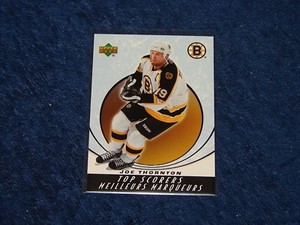 JOE THORNTON BRUINS 2005-06 UPPER DECK MCDONALD'S TOP SCORERS #TS15 (SB-3)