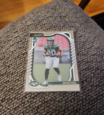 2022 Absolute Football Breece Hall RC #114 New York Jets - Image 1 of 2