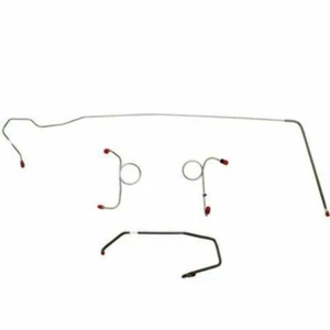 For Plymouth Barracuda 1972-73 Front Brake Line Manual Disc Brakes-EKT7204SS-CPP - Picture 1 of 3