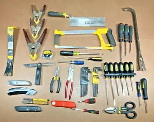 Vintage USA Stanley Handwerkzeuge MENGE 36: Schraubendreher Sägen Zange Klemmen - Bild 1 von 12