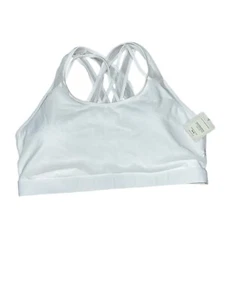 Fabletics White Plus Size Faye High Impact Sports Bra Size 4XL New with Tags - Picture 1 of 3
