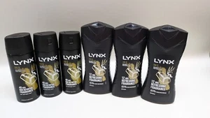 LYNX GOLD 3 x Body Spray 150ml + 3 x Body Wash 225ml - Pack of 6 - Picture 1 of 15