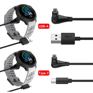 For COROS PACE Pro 1M 5V Elbow Watch Charging Cable (USB-A Port/Type C Port) - Zdjęcie 1 z 15