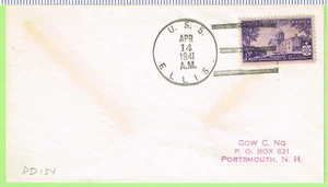 USS Ellis DD 154 April 14 1941, Gow C. Ng #2 - Picture 1 of 1