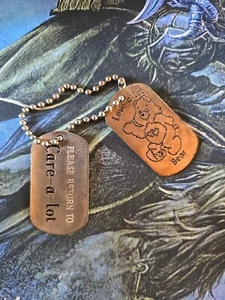Love-a-lot Bear Dog Tag Please Return To Care-a-lot Keychain TCFC - Picture 1 of 2