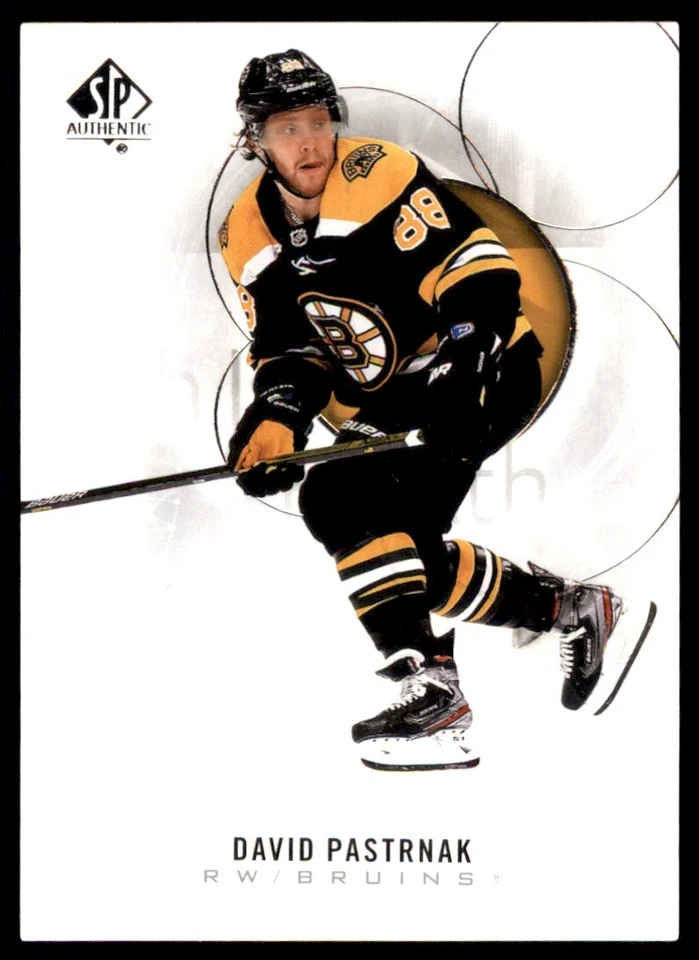 2020-21 SP Authentic David Pastrnak #50 - Image 1 of 2