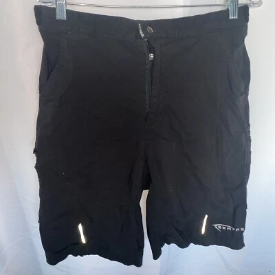 Pantalones cortos de ciclismo de montaña Serfas para mujer grandes negros sin forro Foto 1 de 4