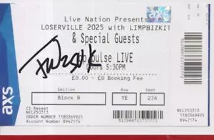 Fred Durst (Limp Bizkit) **HANDSIGNIERT** Konzertkarte ~ HANDSIGNIERT - Bild 1 von 1