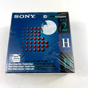 Brandneu & Versiegelt Sony 2HD IBM Formatiert 1,44 MB 3,5" Disketten Festplatten 10er Pack - Bild 1 von 6