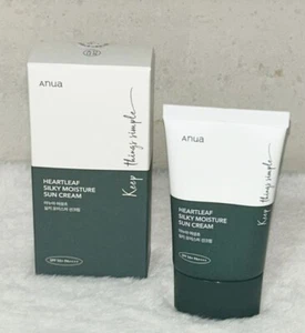 Anua Heartleaf Silky Moisture Sun Cream 50ml SPF50+ PA++++ - Picture 1 of 1