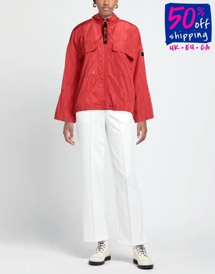 RRP €350 UP TO BE Lightweight Jacket IT40 US4 UK8 S Red High Neck - Image 1 of 4