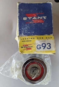 LOCKING GAS CAP; Stant # G-93; Fits VAST Amount of Domestic Vehicles 1949-1974 - Picture 1 of 1