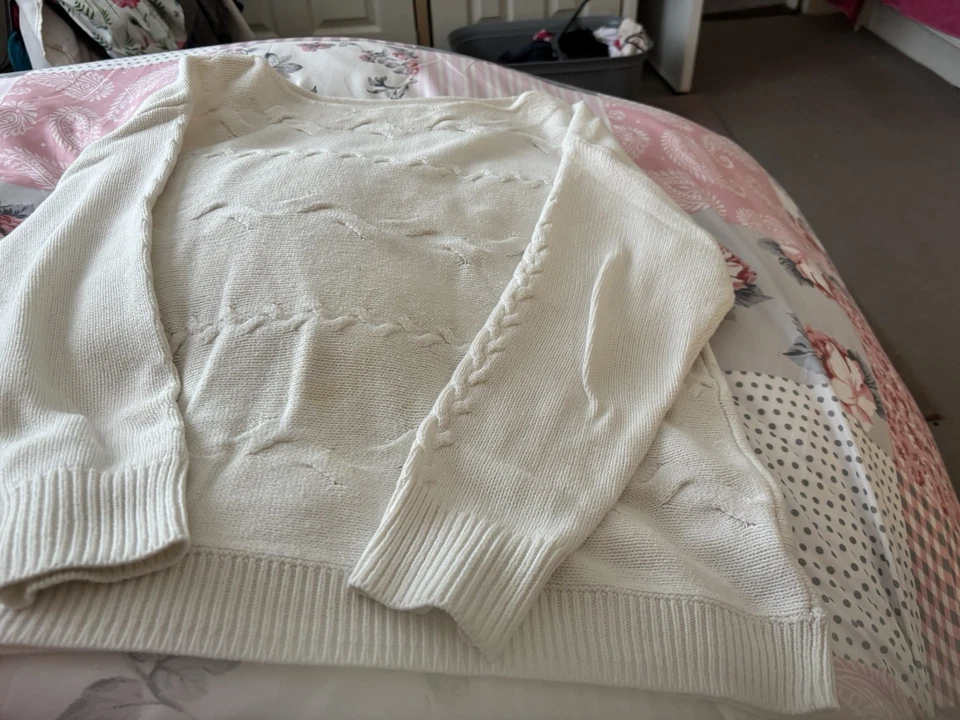 TU Off White Jumper UK Size 14 - Image 1 of 1