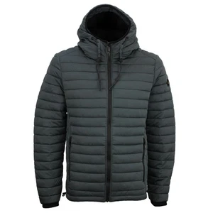 No Excess Herren Steppjacke grün 30631105 124 dark steel - Bild 1 von 6