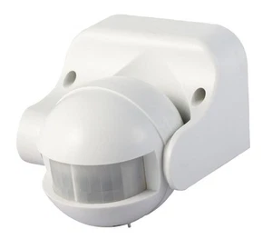 PRO ELEC - Sensor PIR Dipasang di Dinding, IP44, Putih - Picture 1 of 1