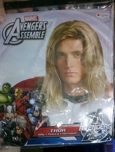 Brand New Marvel Avengers Thor Wig Costume Accessory Blonde Wig Adult One Size   - Picture 1 of 6