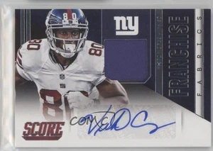 2014 Score Franchise Fabrics Relic Auto Victor Cruz #VC - Picture 1 of 3