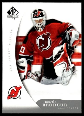 2005-06 SP Authentic Martin Brodeur New Jersey Devils #57 - Image 1 of 2