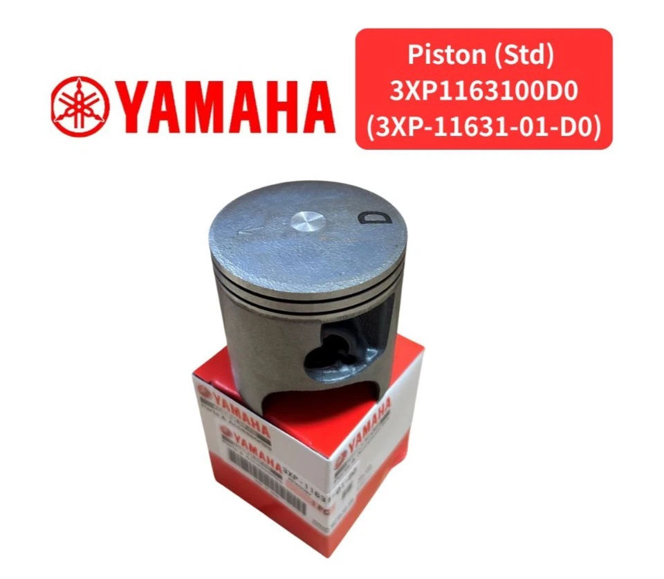 Pistón Yamaha OEM STD 3XP-11631-01-D0 para WR200 WR200R DT200WR 1992-1994 Japón Foto 1 de 1