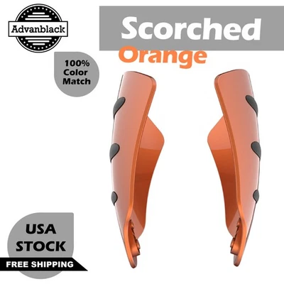 Advanblack Scorched Orange Hand Guard For Harley Davidson Touring & Softails - Image 1 of 4