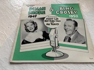 Dinah Shore & Bing Crosby LP Sunbeam HB-309 With Peggy Lee, Nat Cole, J Venuti - Picture 1 of 15