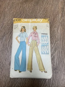 Simplicity Vintage Sewing Pattern 6108 Pants Women’s Sz 20 - Picture 1 of 2