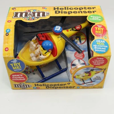M&M's, DISPENSADOR DE CARAMELOS HELICÓPTERO - RARO/RETIRADO Coleccionable - NUEVO EN CAJA (FUNCIONA) Foto 1 de 4