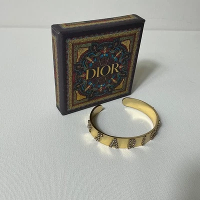 Brazalete brazalete J'ADIOR Dior oro y cristal Foto 1 de 3