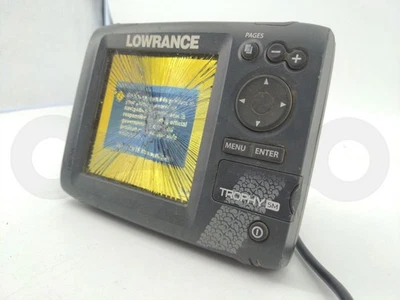 LOWRANCE TROPHY 5M GPS OFF-ROAD RADAR SONAR DISPLAY MONITOR HEAD UNIT 5" - Image 1 of 4