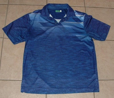 Polo deportivo elástico BEN HOGAN PERFORMANCE para hombre talla grande azul teñido espacial Foto 1 de 2