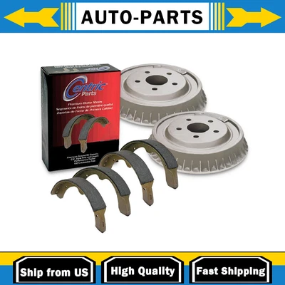 Tambor de freno, zapata de freno de tambor central trasera 3 piezas para Dodge Challenger 1973-1974_LP Foto 1 de 4