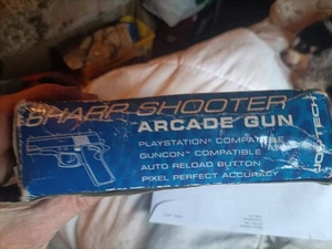 Joytech Panther Arcade Gun For Ps1 & 2. Bolt Action Kick Back & Reload Pedal New - Picture 1 of 7