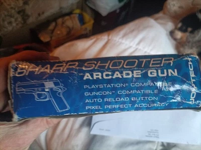 Joytech Panther Arcade Gun For Ps1 & 2. Bolt Action Kick Back & Reload Pedal New - Image 1 of 4
