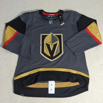 Vegas Golden Knights Adidas Primegreen Gris Home Jersey Para Hombre Talla 54 Correa de Lucha Foto 1 de 4
