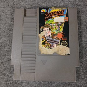 LJN Gotcha! The Sport! Video Game NES Grey Zapper Light Gun Game NES-GZ-USA