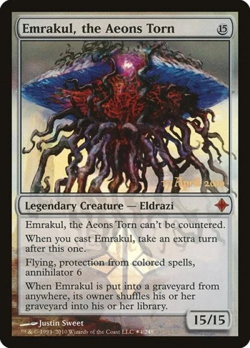 MTG English Emrakul, the Aeons Torn NM Foil Promos: Prerelease Cards - Image 1 of 1