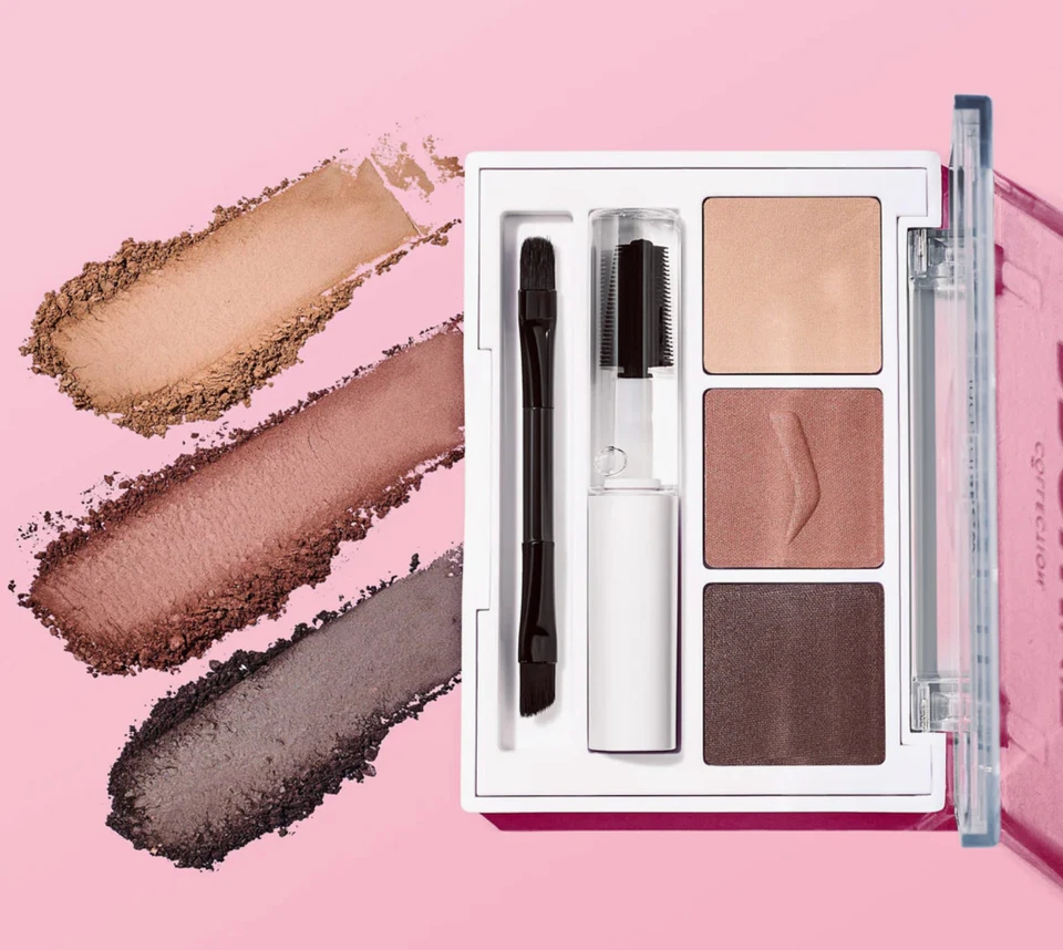 COLLECTION Incredibrow Eyebrow Kit 3 Powder Shades Clear Brow Gel Mascara &Brush - Image 1 of 1